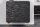 Highboard noir or 2 portes 100 x 120 cm fait main