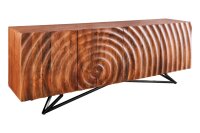 Sideboard Mangoholz Eisen 177 x 75 cm Handarbeit RENNY