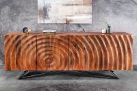 Sideboard Mangoholz Eisen 177 x 75 cm Handarbeit RENNY
