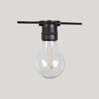 Guirlande lumineuse LED ext&eacute;rieure 2700 K noir...