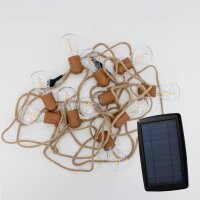 Guirlande lumineuse solaire ext&eacute;rieure LED 2700K...