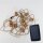Guirlande lumineuse solaire extérieure LED 2700K Jute IP44 5m de long