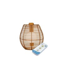 Applique LED extérieure sans fil batterie IP54 rotin