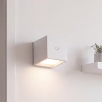 LED Wandleuchte kabellos Touch Dimmer Weiß B: 7,5...