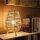 Lampe de table en rotin E27 H : 32,5 cm Trépied Boho TOKI