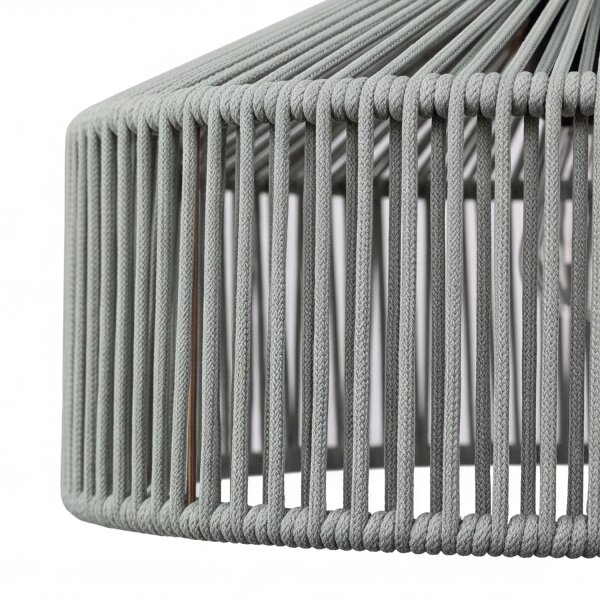 Pendelleuchte außen IP54 Seil Lampenschirm E27 Ø 30 cm Grün