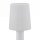 Lampadaire LED extérieur 110 cm blanc IP65 2700 K câble connecteur