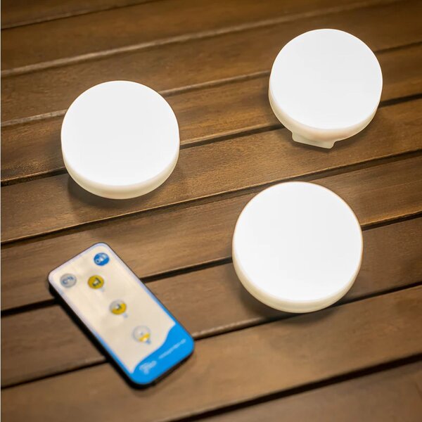 LED Campingleuchte 3er Set Akku Haken Magnet dimmbar IP54 CHERRY