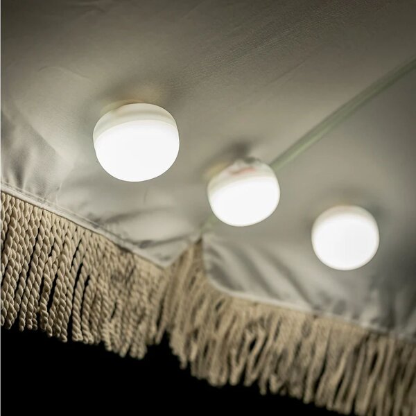 LED Campingleuchte 3er Set Akku Haken Magnet dimmbar IP54 CHERRY
