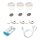 LED Campingleuchte 3er Set Akku Haken Magnet dimmbar IP54 CHERRY