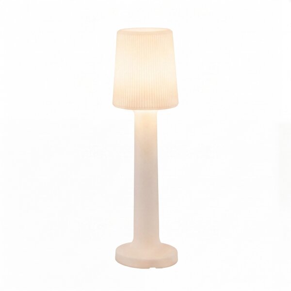 Lampadaire LED extérieur batterie 100 cm IP65 changement de couleur variateur
