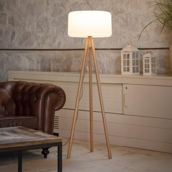 LED Stehlampe außen IP65 140 cm Farbwechsel dimmbar