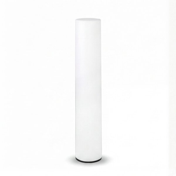 Outdoor Lichtsäule LED 3000 K 100 cm IP65 Weiß Stecker Kabel
