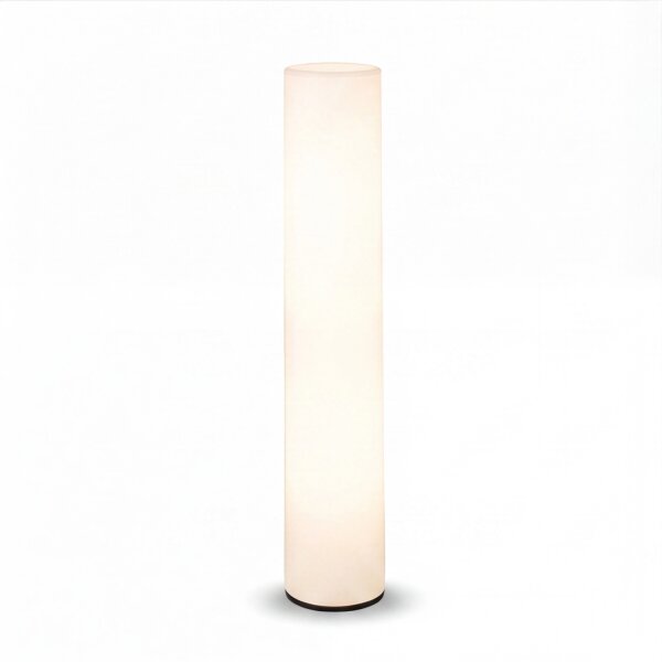 Outdoor Lichtsäule LED 3000 K 100 cm IP65 Weiß Stecker Kabel