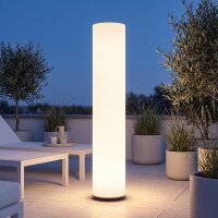 Outdoor Lichtsäule LED 3000 K 100 cm IP65 Weiß...