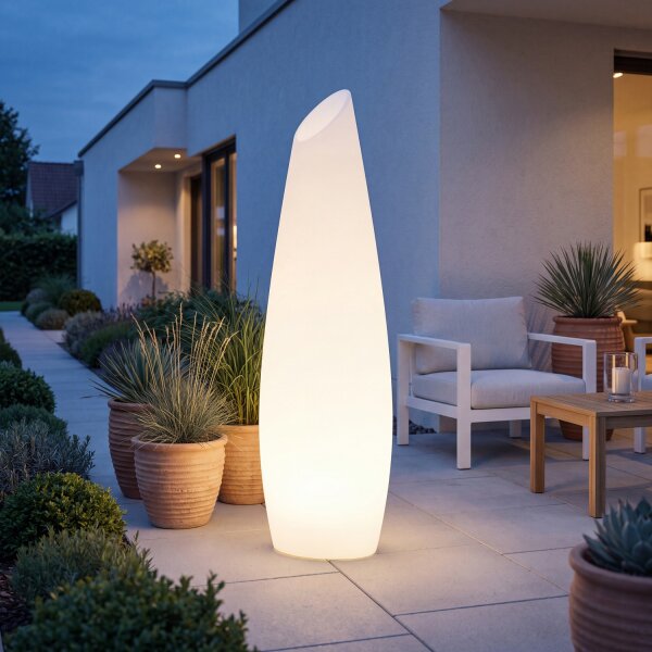 Lampe décorative à LED Jardin changement de couleur dimmable 140cm IP65 Batterie