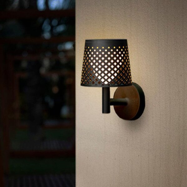 LED Außenleuchte Solar 5-in-1 Erdspieß Wand Tisch Boden IP65