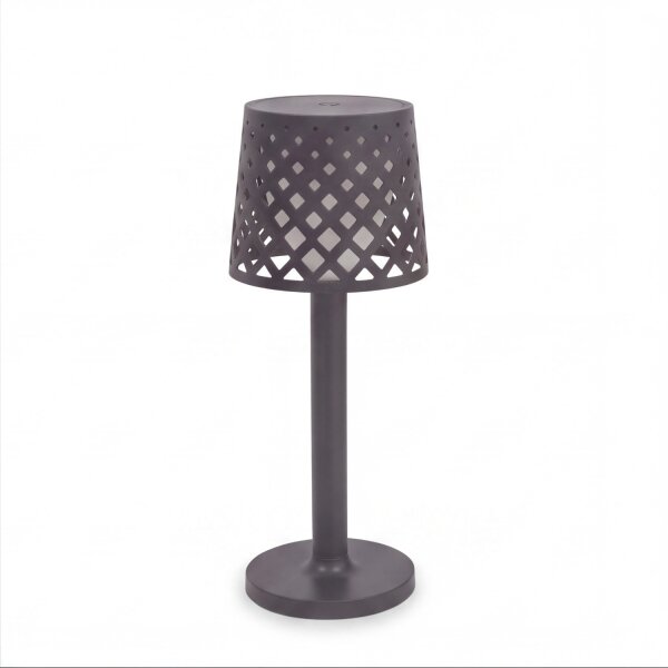 Akku Lampe de table LED Touch IP44 31cm Anthracite 3000K portable