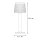 Akku Lampe de table LED Touch IP44 31cm Anthracite 3000K portable