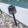 Lampe de jardin LED Piquet de terre 4 pièces Batterie solaire IP44 Noir