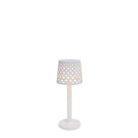 Lampe de table LED Akku Touch IP44 31 cm Blanc 3000 K...