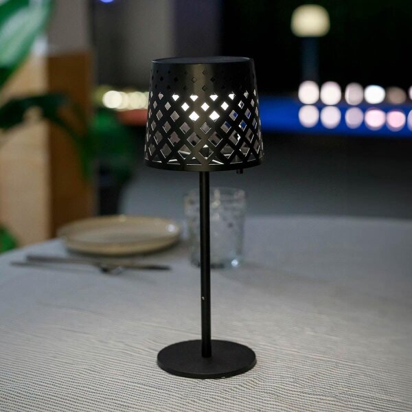 Lampe de table LED Solar Touch Dimmer sans fil portable 30 cm