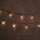 Guirlande lumineuse LED extérieure solaire IP44 266,6 cm de long 1800 K