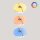 Lampe parasol LED Ø 20 cm Changement de couleur RGBWW Batterie