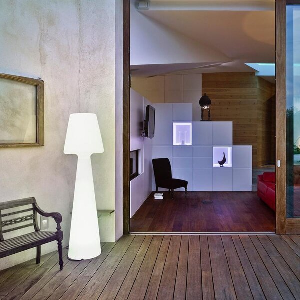 Lampadaire LED extérieur 110 cm avec fiche Câble IP65 6000K