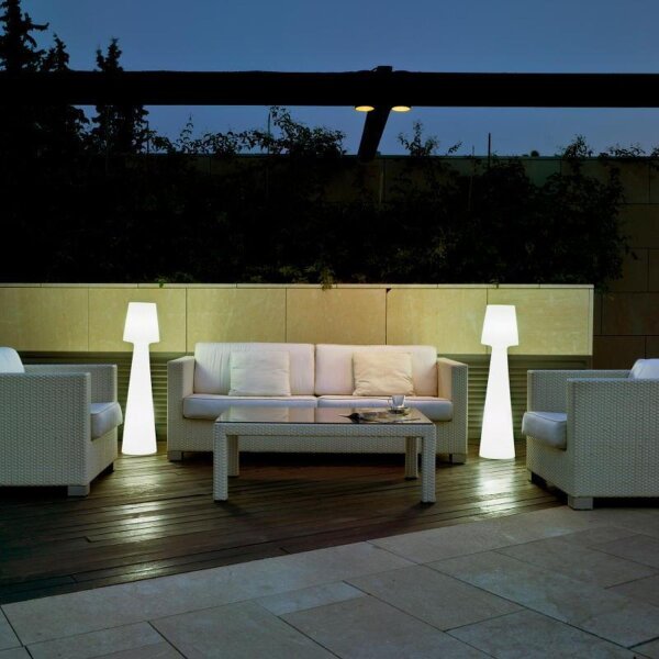 Lampadaire LED extérieur 110 cm avec fiche Câble IP65 6000K