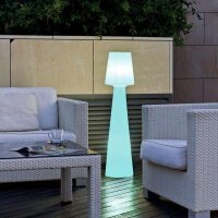 Lampadaire LED Outdoor Akku Dimmer 165 cm IP65 Changement...