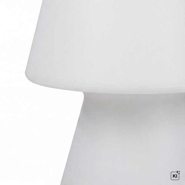 Lampe de table extérieure 45 cm IP65 Blanc E27 Fiche Câble 6000K