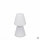Lampe de table extérieure 45 cm IP65 Blanc E27 Fiche Câble 6000K
