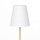 LED Stehlampe Solar 119cm Farbwechsel Dimmer Messing Weiß IP65