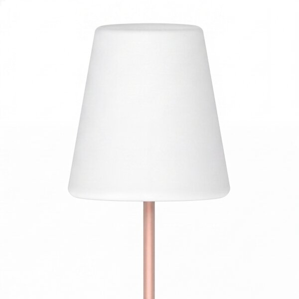 Lampadaire solaire LED 177 cm changement de couleur rose blanc IP65