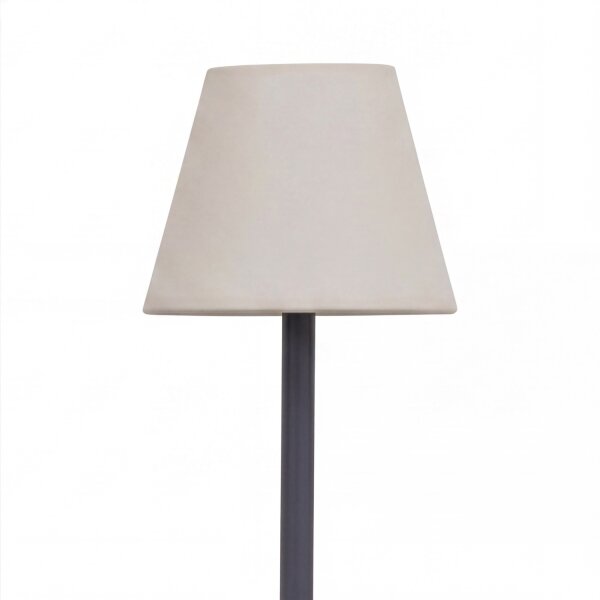 Lampe de table LED Anthracite sans fil 32cm IP65 IP44 Touch Outdoor