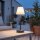 Lampe de table LED Anthracite sans fil 32cm IP65 IP44 Touch Outdoor