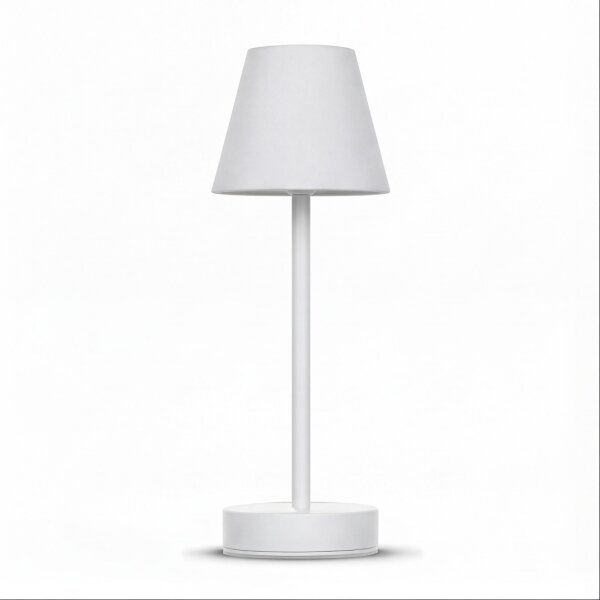 Lampe de table LED sans fil Touch Dimmer 32 cm IP44 blanc 4000K