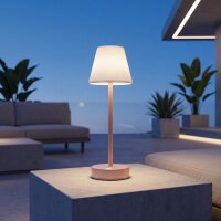 Lampe de table LED portable Touch Dimmer 32cm IP44 en...