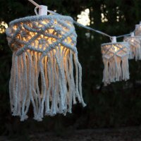 Guirlande lumineuse solaire LED 5m de long 2700 K blanc...