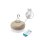 Lampe dextérieur LED rechargeable 2700 K 2-en-1 Mur Debout