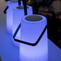 LED Tischlampe mit Lautsprecher Dimmer Farbwechsel