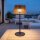 Tragbare LED Tischleuchte Solar Holz Metall 36 cm IP54 2700K