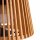 Tragbare LED Tischleuchte Solar Holz Metall 36 cm IP54 2700K