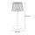 Tragbare LED Tischleuchte Solar Holz Metall 36 cm IP54 2700K