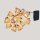 Guirlande lumineuse solaire à LED 5m de long IP44 2200 K Abat-jour en bambou