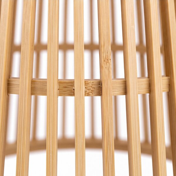 Außen Hängeleuchte Holzschirm E27 IP44 Ø 39 cm YOKKA
