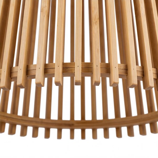 Außen Hängeleuchte Holzschirm E27 IP44 Ø 39 cm YOKKA