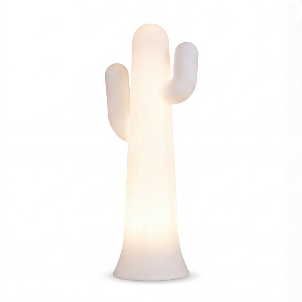 LED Außenleuchte Kaktus Garten Weiß 140 cm IP65 Stecker Kabel