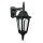 Schwarze Wandlampe Aluminium IP43 Rustikal stilvoll